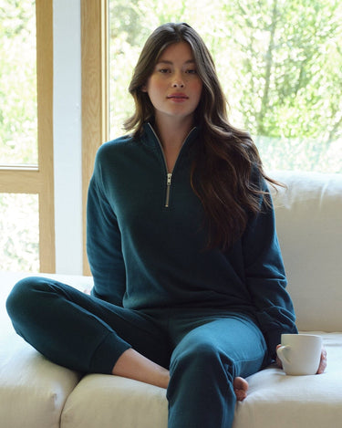 Constance Tribend Fleece Half Zip Pullover Womens Outerwear Sweatshirt Threads 4 Thought 