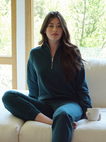 Constance Tribend Fleece Half Zip Pullover Womens Outerwear Sweatshirt Threads 4 Thought