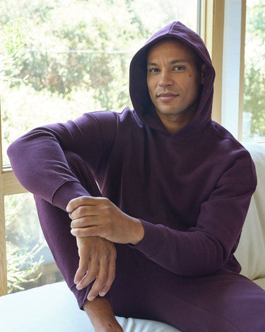 Marcel Triblend Fleece Oversized Hoodie Mens Outerwear Sweatshirt Threads 4 Thought 