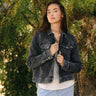 Abbey Cotton Terry Sweater Mix Jacket Womens Outerwear Jacket Threads 4 Thought 