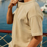 Maxwell Cotton Blend Terry Relaxed Tee Mens Tops Tshirt Short Threads 4 Thought 