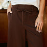 Bemmie Stretch Twill Relaxed Capri Pant Womens Bottoms Pants Threads 4 Thought 