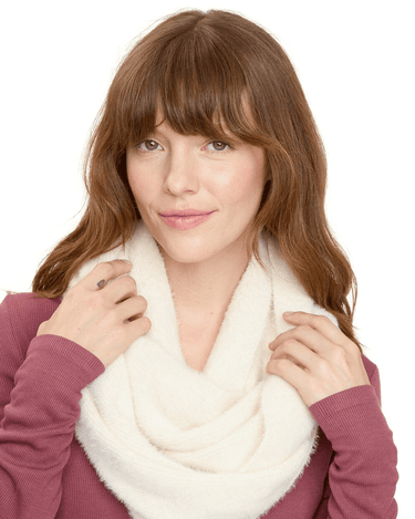 Fuzzy Knit Infinity Scarf Accessories Scarf Threads 4 Thought 