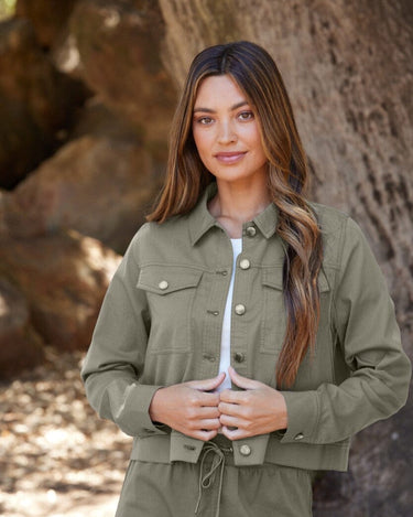 Abbey Stretch Twill Jacket – Threads Thought