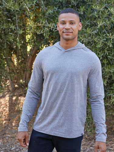 Dane Triblend Long Sleeve T-Shirt Hoodie Mens Tops Tshirt Long Threads 4 Thought