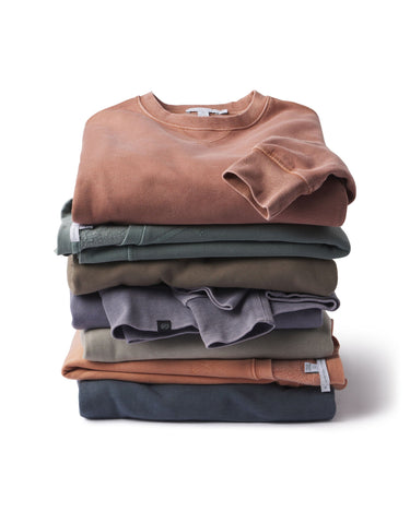 Mineral Wash Fleece Crew Mens Outerwear Sweatshirt Threads 4 Thought 