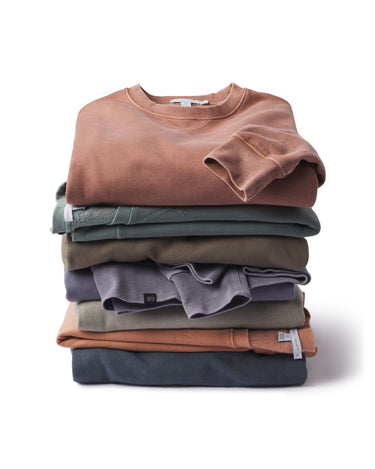 Mineral Wash Fleece Crew Mens Outerwear Sweatshirt Threads 4 Thought 