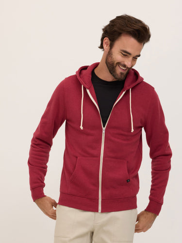 Everyday Triblend Fleece Zip Sweatshirt Mens Outerwear Sweatshirt Threads 4 Thought 