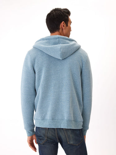 Triblend Zip Fleece Hoodie Mens Outerwear Sweatshirt Threads 4 Thought 