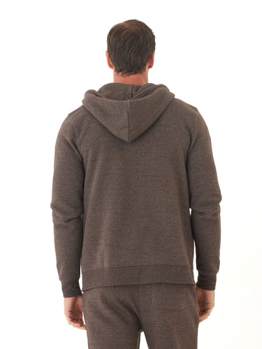 Triblend Zip Fleece Hoodie Mens Outerwear Sweatshirt Threads 4 Thought 
