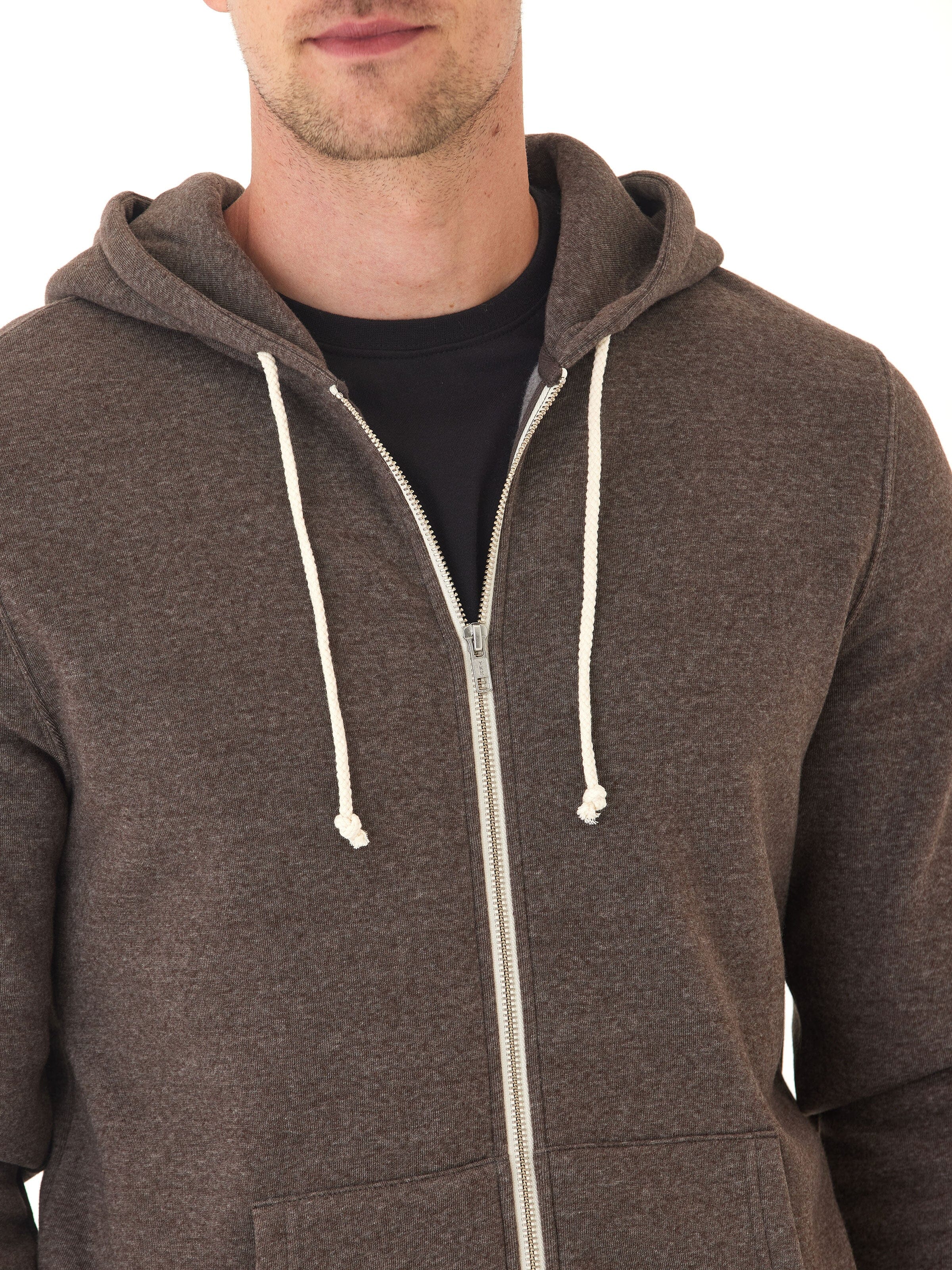 トップス S fleece zip up hoodie Workwear Zip-up Hoodie Sweatshirt - Grey | Levi's® US