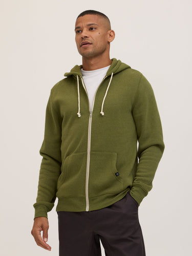 Men's Core Triblend Fleece Pullover Hoodie Mens Outerwear Sweatshirt Threads 4 Thought 