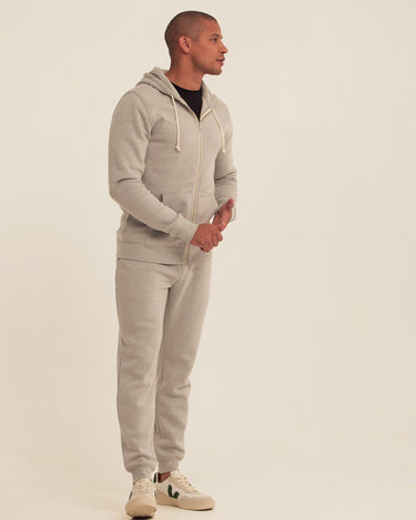 Triblend Zip Fleece Hoodie Mens Outerwear Sweatshirt Threads 4 Thought 