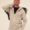 Triblend Zip Fleece Hoodie Mens Outerwear Sweatshirt Threads 4 Thought 