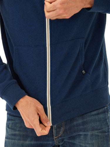 Triblend Zip Fleece Hoodie Mens Outerwear Sweatshirt Threads 4 Thought 