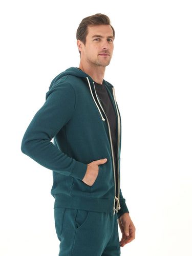 Triblend Fleece Zip Hoodie Threads 4 Thought