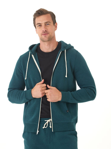 Triblend Fleece Zip Hoodie Threads 4 Thought