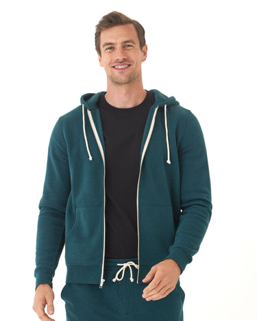 Triblend Fleece Zip Hoodie Threads 4 Thought 