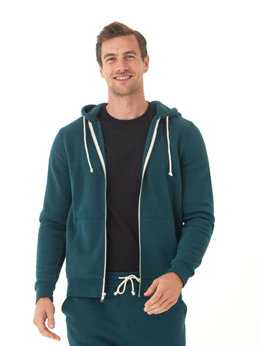 Triblend Fleece Zip Hoodie Threads 4 Thought 