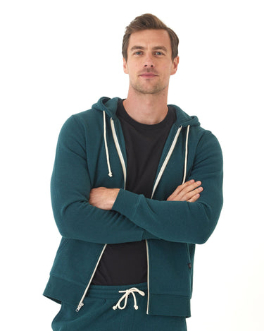 Triblend Fleece Zip Hoodie Threads 4 Thought 