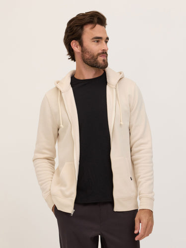 Everyday Triblend Fleece Zip Sweatshirt Mens Outerwear Sweatshirt Threads 4 Thought 
