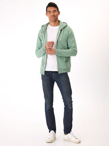 Triblend Zip Fleece Hoodie Mens Outerwear Sweatshirt Threads 4 Thought 