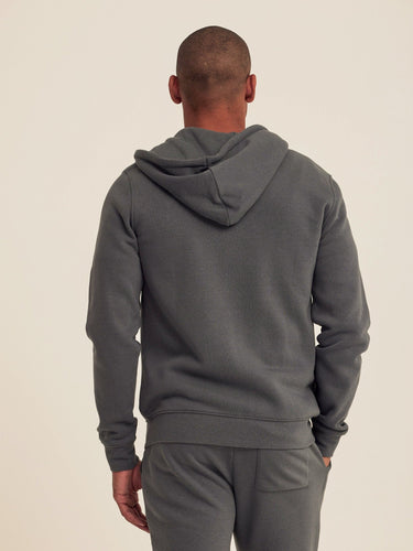 Triblend Zip Fleece Hoodie Mens Outerwear Sweatshirt Threads 4 Thought 