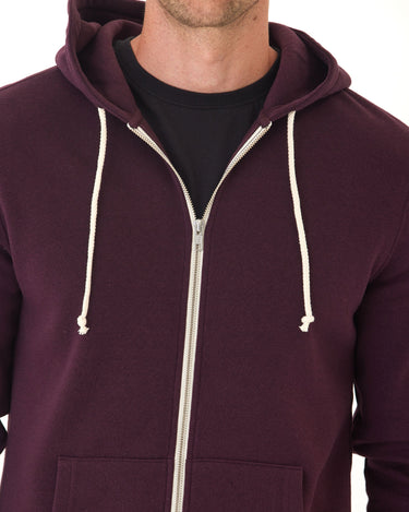 Triblend Fleece Zip Hoodie Threads 4 Thought 