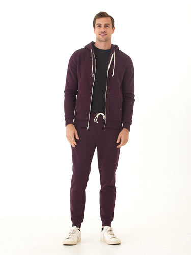 Triblend Fleece Zip Hoodie Threads 4 Thought 