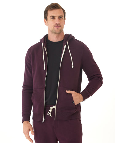 Triblend Fleece Zip Hoodie Threads 4 Thought 
