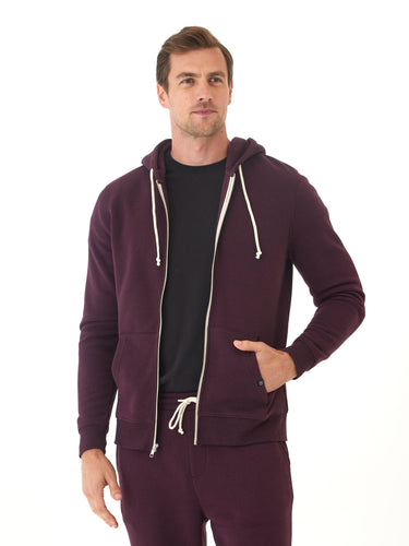 Triblend Fleece Zip Hoodie Threads 4 Thought