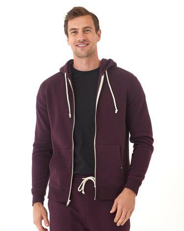 Triblend Fleece Zip Hoodie Threads 4 Thought 