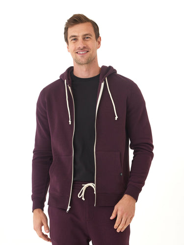 Triblend Fleece Zip Hoodie Threads 4 Thought