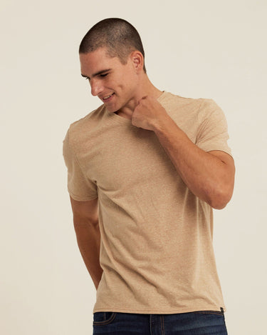 Triblend V-Neck Tee Mens Tops Tshirt Short Threads 4 Thought 