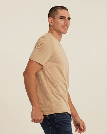 Triblend V-Neck Tee Mens Tops Tshirt Short Threads 4 Thought 