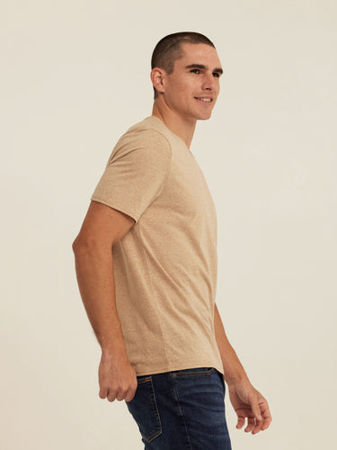 Triblend V-Neck Tee Mens Tops Tshirt Short Threads 4 Thought 