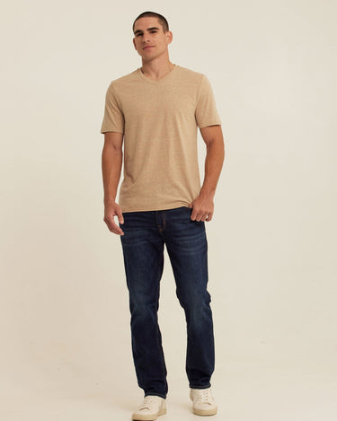 Triblend V-Neck Tee Mens Tops Tshirt Short Threads 4 Thought 