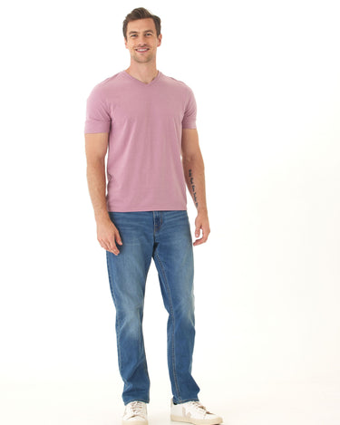 Triblend V-Neck Tee Mens Tops Tshirt Short Threads 4 Thought 