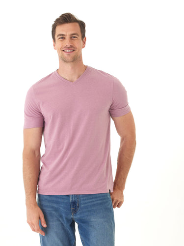 Triblend V-Neck Tee Mens Tops Tshirt Short Threads 4 Thought
