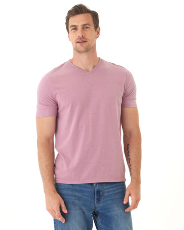 Triblend V-Neck Tee Mens Tops Tshirt Short Threads 4 Thought 
