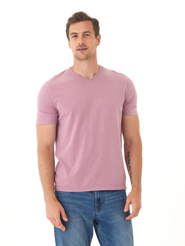 Triblend V-Neck Tee Mens Tops Tshirt Short Threads 4 Thought