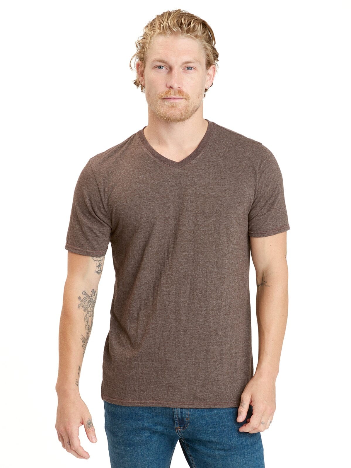 Triblend V-Neck Tee – Threads 4 Thought