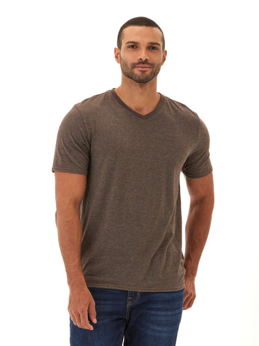 Triblend V-Neck Tee Mens Tops Tshirt Short Threads 4 Thought