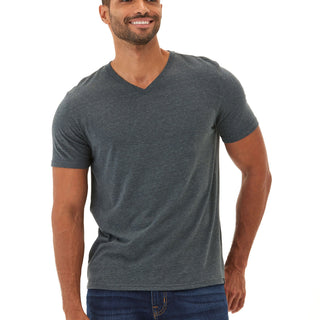 Triblend V-Neck Tee Mens Tops Tshirt Short Threads 4 Thought 