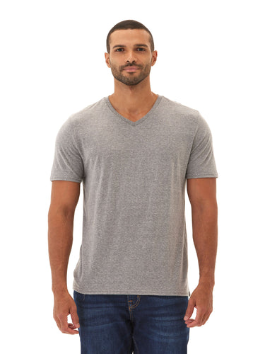 Triblend V-Neck Tee Mens Tops Tshirt Short Threads 4 Thought