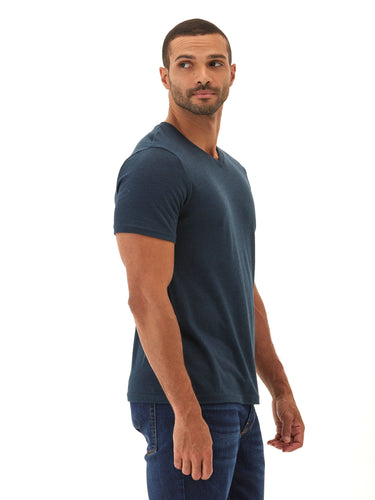 Triblend V-Neck Tee Mens Tops Tshirt Short Threads 4 Thought