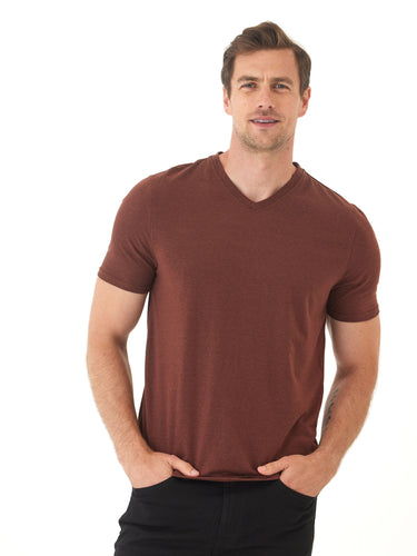Triblend SS V-Neck Tee Threads 4 Thought