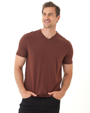 Triblend SS V-Neck Tee Threads 4 Thought 