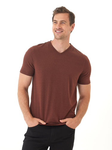 Triblend SS V-Neck Tee Threads 4 Thought