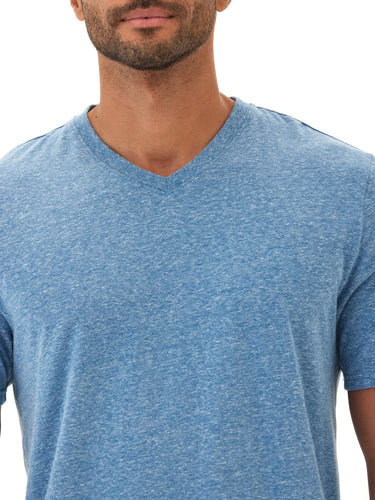 Triblend V-Neck Tee Mens Tops Tshirt Short Threads 4 Thought 